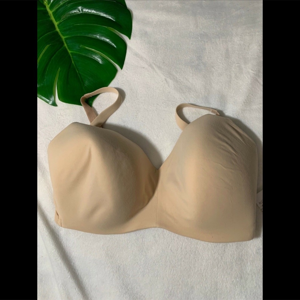$65 Wacoal How Perfect No-Wire Contour‎ Bra in Nude [SZ 34DDD US ] - Picture 5 of 15